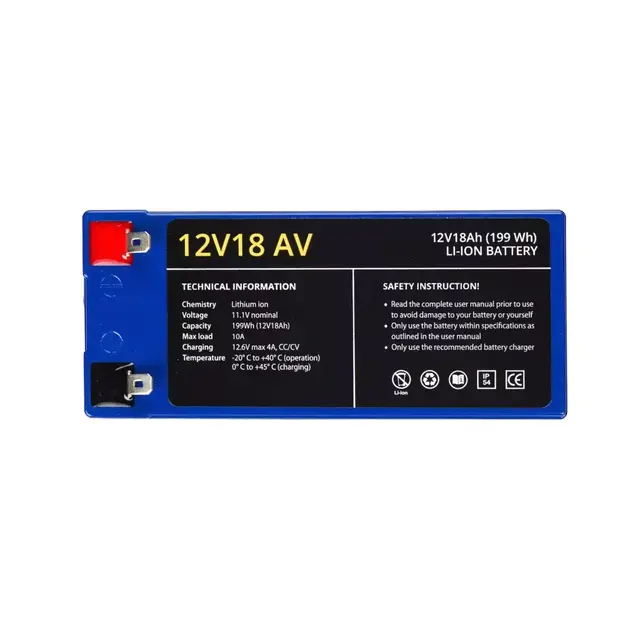 Rebelcell 12V 18Ah AV Lithium batteri