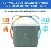 Brisby Kühlbox 22 Liter Grün