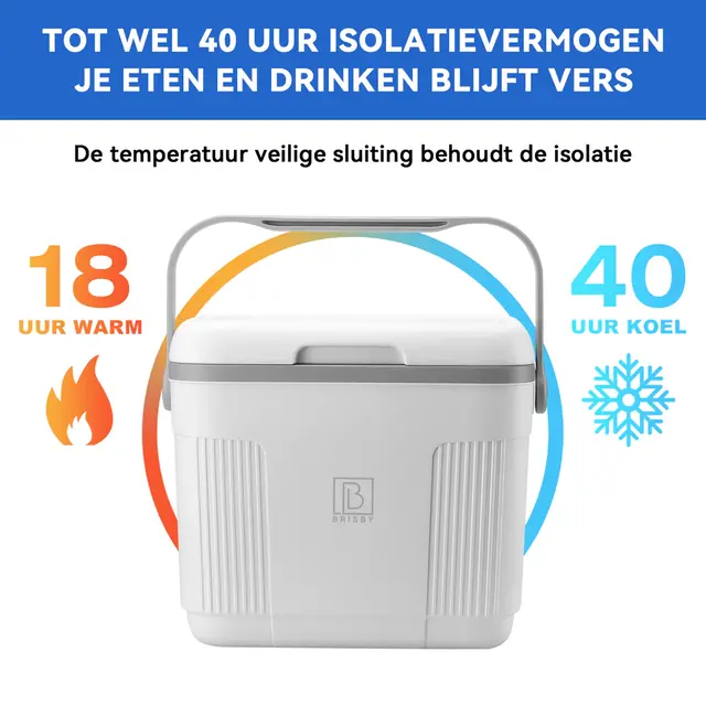 Brisby Cool Box 22 litri bianco