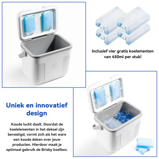 Brisby Cool Box 22 litri bianco