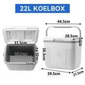 Brisby Kühlbox 22 Liter Weiß