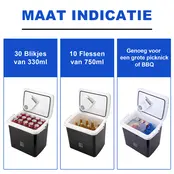 Brisby Electric Cool Box 25 litri nero