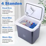 Brisby Elektrische koelbox  25Liter Grijs