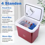 Glacière électrique Brisby 25 litres rouge