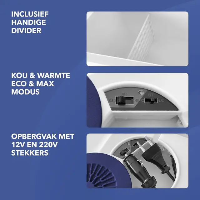 Brisby Elektrische koelbox 40Liter Blauw