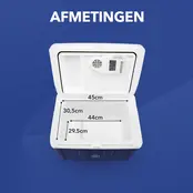 Brisby Elektrische koelbox 40Liter Blauw