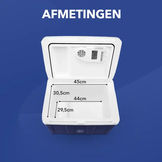 Brisby Elektrische koelbox 40Liter Blauw