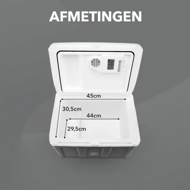 Brisby Elektrische koelbox 40Liter Grijs