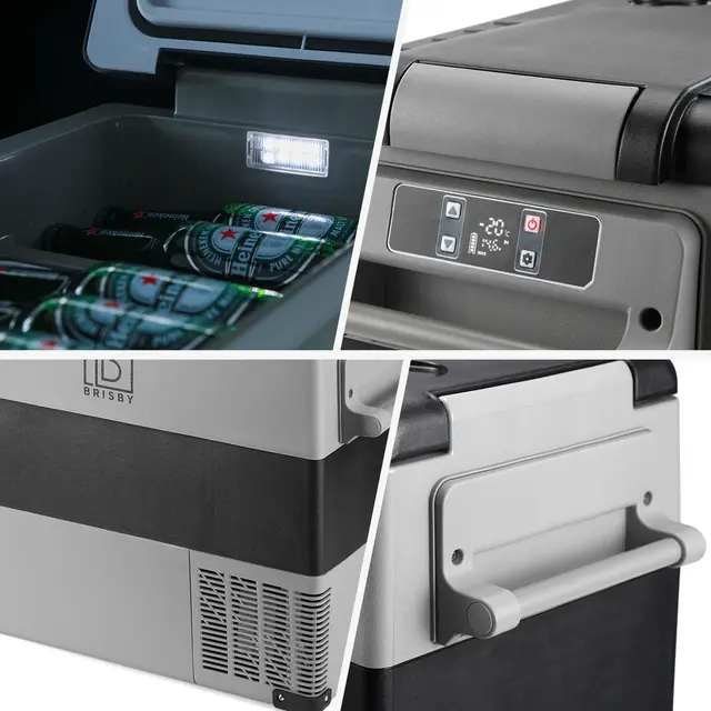 Refrigerador con compresor Brisby de 49,5 litros