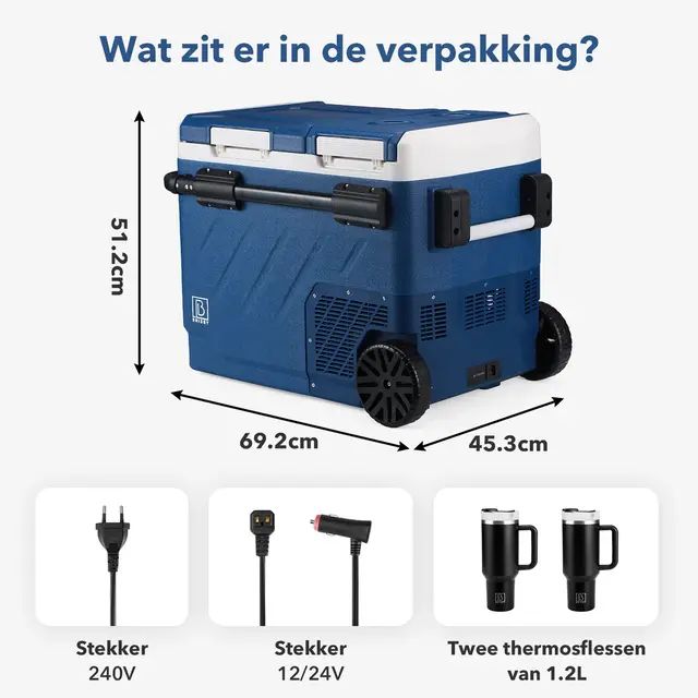 Brisby Compressor koelbox 49,1Liter