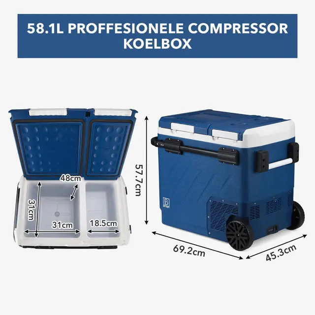 Glacière à compresseur Brisby 58,1 litres