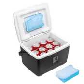 Brisby Compressor cool box 40.5 Liter and 8 Liter cool box black SET