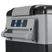 Nevera portátil Brisby Compressor de 40,5 litros y 8 litros, color negro, SET