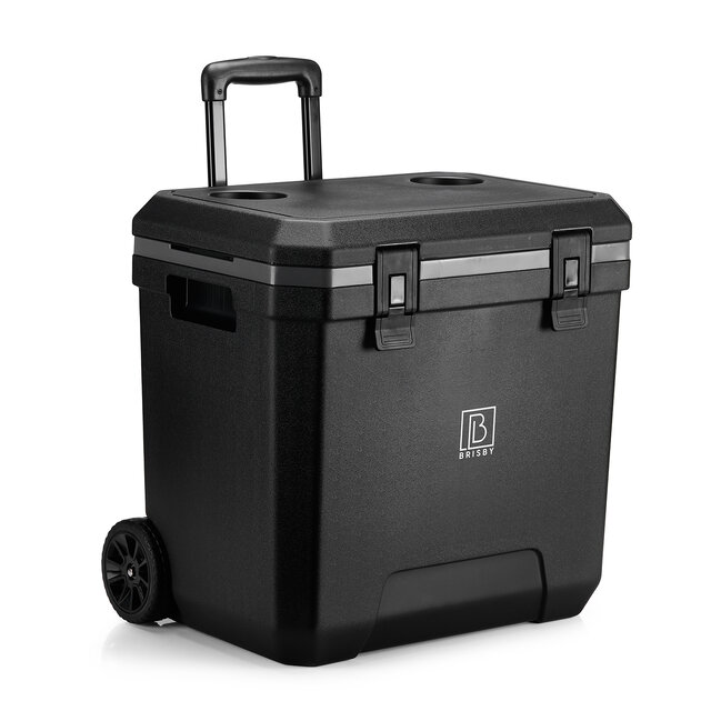 Glacière à roulettes Brisby 40L noire