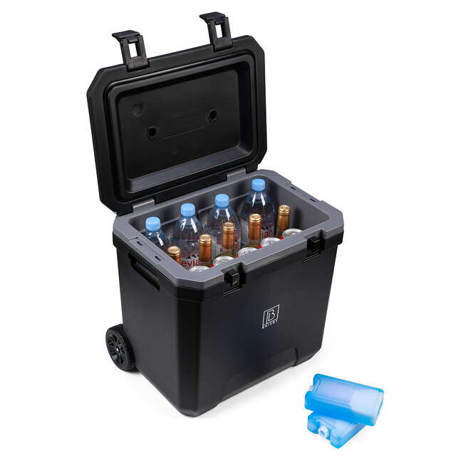 Brisby Carrello frigo 40L nero