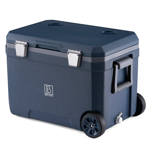 Nevera portátil Brisby de 45 l, color azul