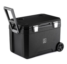 Nevera portátil Brisby de 45 l, color negro