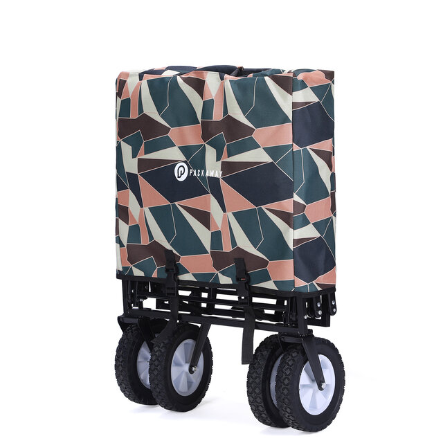 Packaway Opvouwbare Bolderkar Abstract Colors 70kg