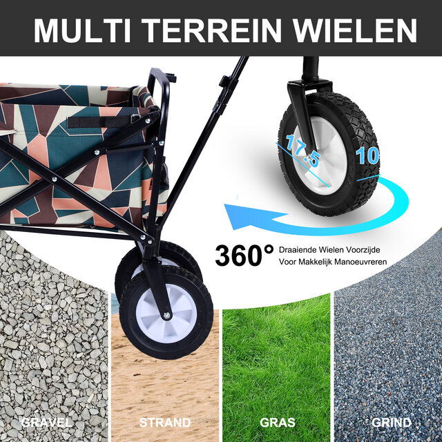 Packaway Foldable Bolderkar Abstract Colors 70kg