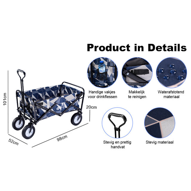 Packaway Plegable Bolderkar Abstracto Pastel 70kg