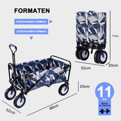 Packaway Opvouwbare Bolderkar Abstract Pastel 70kg