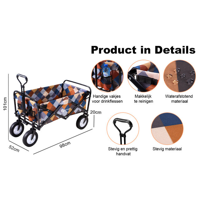 Bloque Bolderkar plegable Packaway 70kg