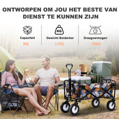 Blocco Bolderkar pieghevole Packaway da 70 kg