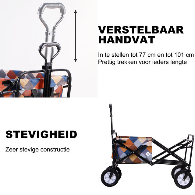 Packaway Foldbar Bolderkar Blok 70kg