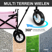 Packaway Foldbar Bolderkar Pink 70kg