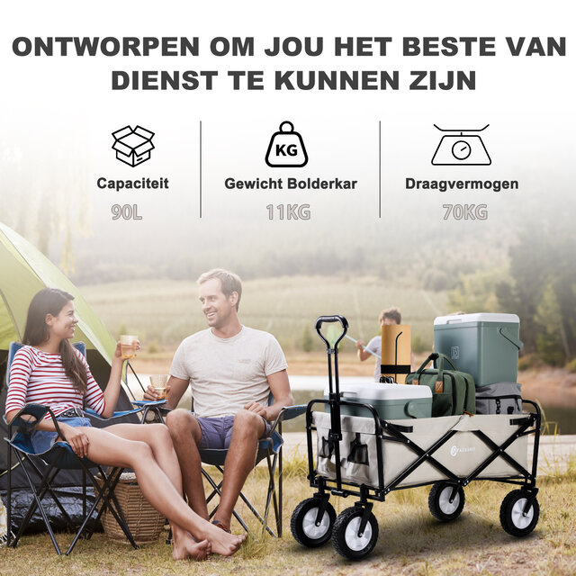 Bolderkar pieghevole Packaway Talpa 70 kg