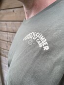 Maglietta Monkey Climber x House of Carp 15 anni verde oliva