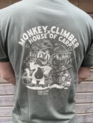 T-shirt vert olive Monkey Climber x House of Carp 15 ans