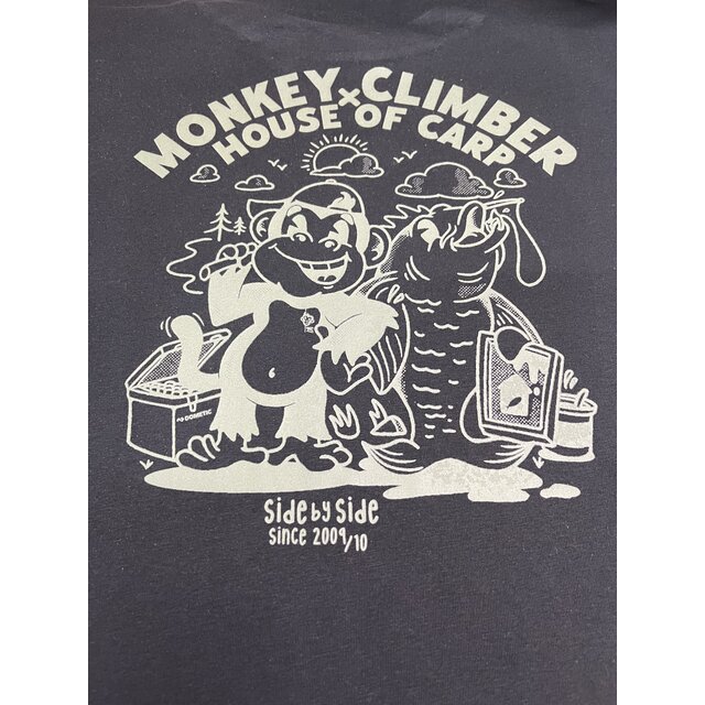 Maglietta Monkey Climber x House of Carp 15 anni nera