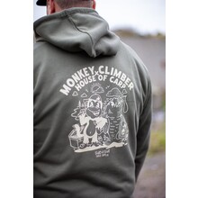 Sweat à capuche Monkey Climber x House of Carp 15 ans Vert Olive