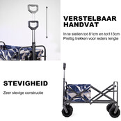 Packaway XL Foldable Bolderkar Abstract Colors Pastel 80kg