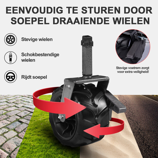 Packaway XL faltbar Bolderkar Abstrakte Farben Pastell 80kg