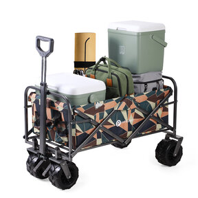 Carrello pieghevole Packaway XL con colori astratti, portata 80 kg.