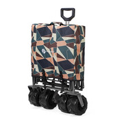 Carro plegable Packaway XL con colores abstractos, capacidad de 80 kg.