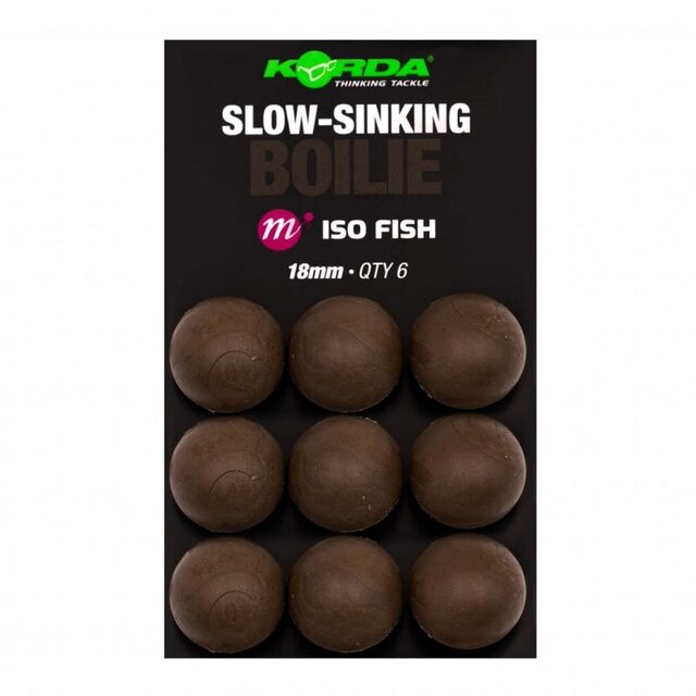 Korda Slow Sinking Boilie ISO Fish 15mm