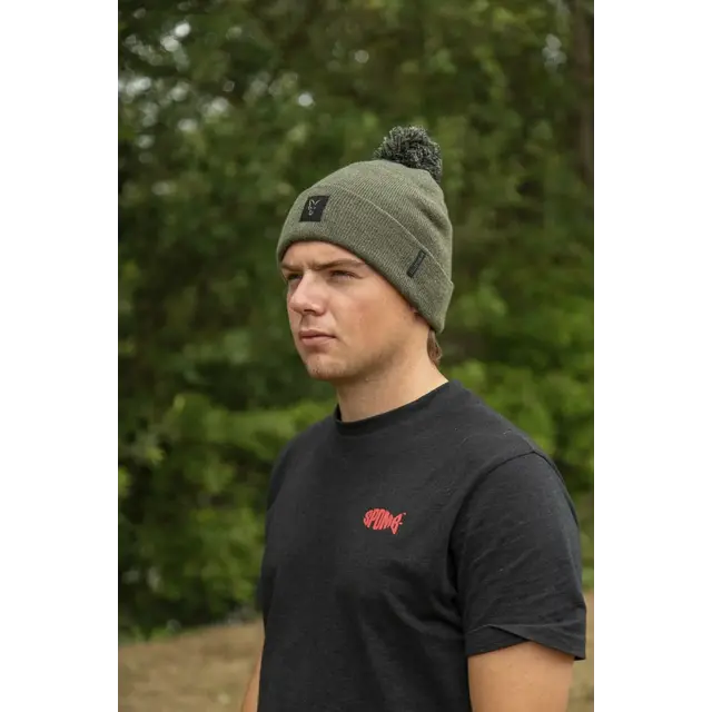 Fox Collection Bobble Hat Black/Orange