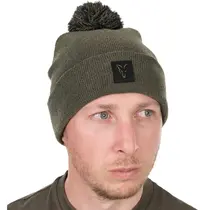 Fox Collection Bobble Hat Green/Black