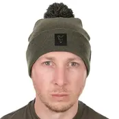 Gorro con pompón Fox Collection verde/negro