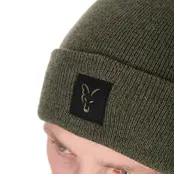 Bonnet à pompon Fox Collection Vert/Noir