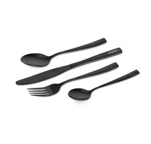Fox Cookware Black Stainless Cutlery Set