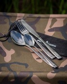 Fox Cookware Black Stainless Cutlery Set