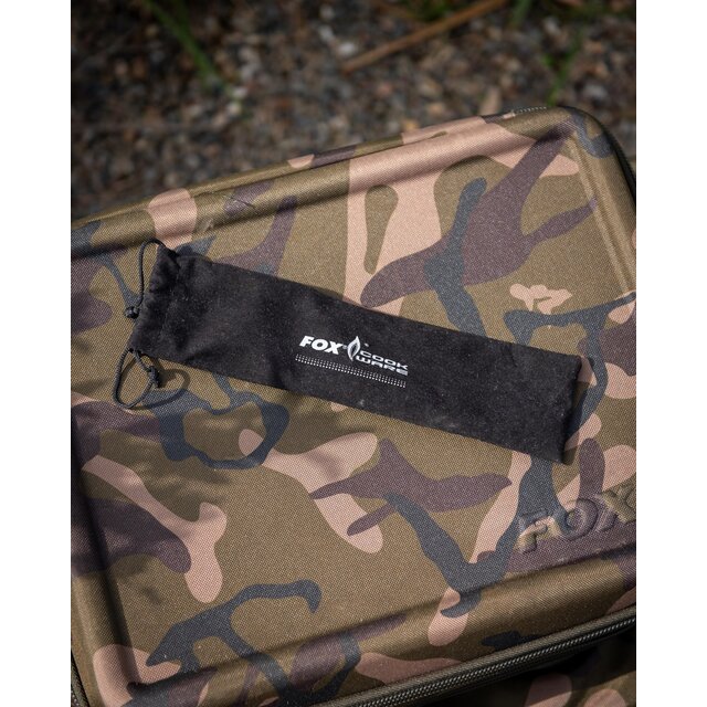 Fox Cookware sort rustfri bestiksæt