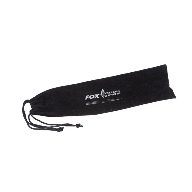 Juego de cubiertos de acero inoxidable negro Fox Cookware