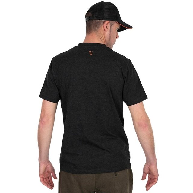 Fox Collection T-shirt Sort & Orange