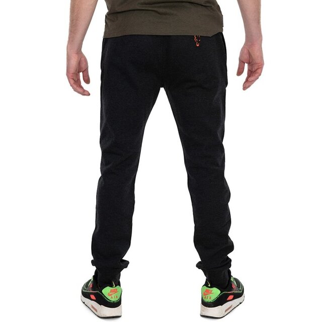 Fox Collection Leichte Jogginghose, Schwarz & Orange