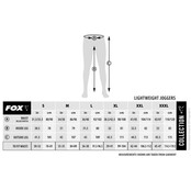 Jogging léger Fox Collection noir et orange